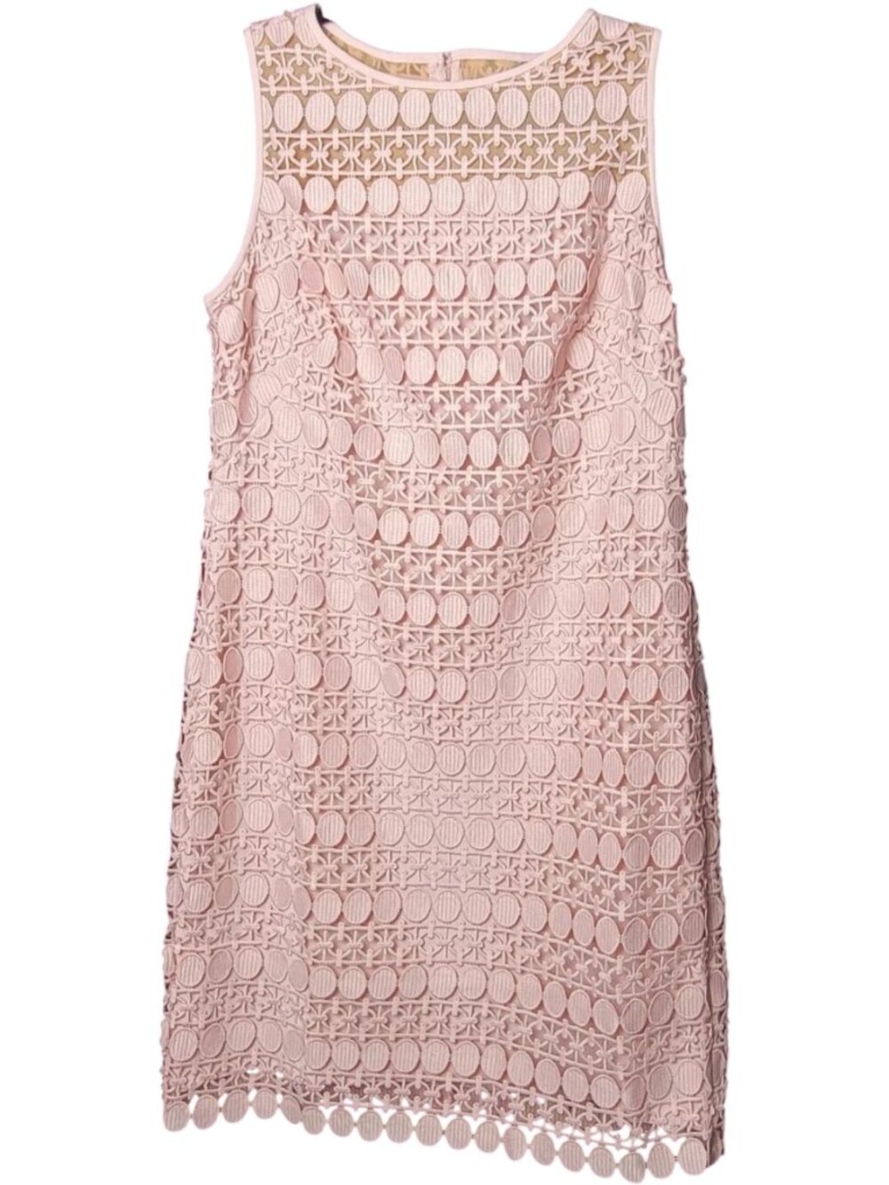 🌸 Lauren Ralph Lauren Pink Lace Sheath Dress Multiple Sizes Sleeveless $119.99